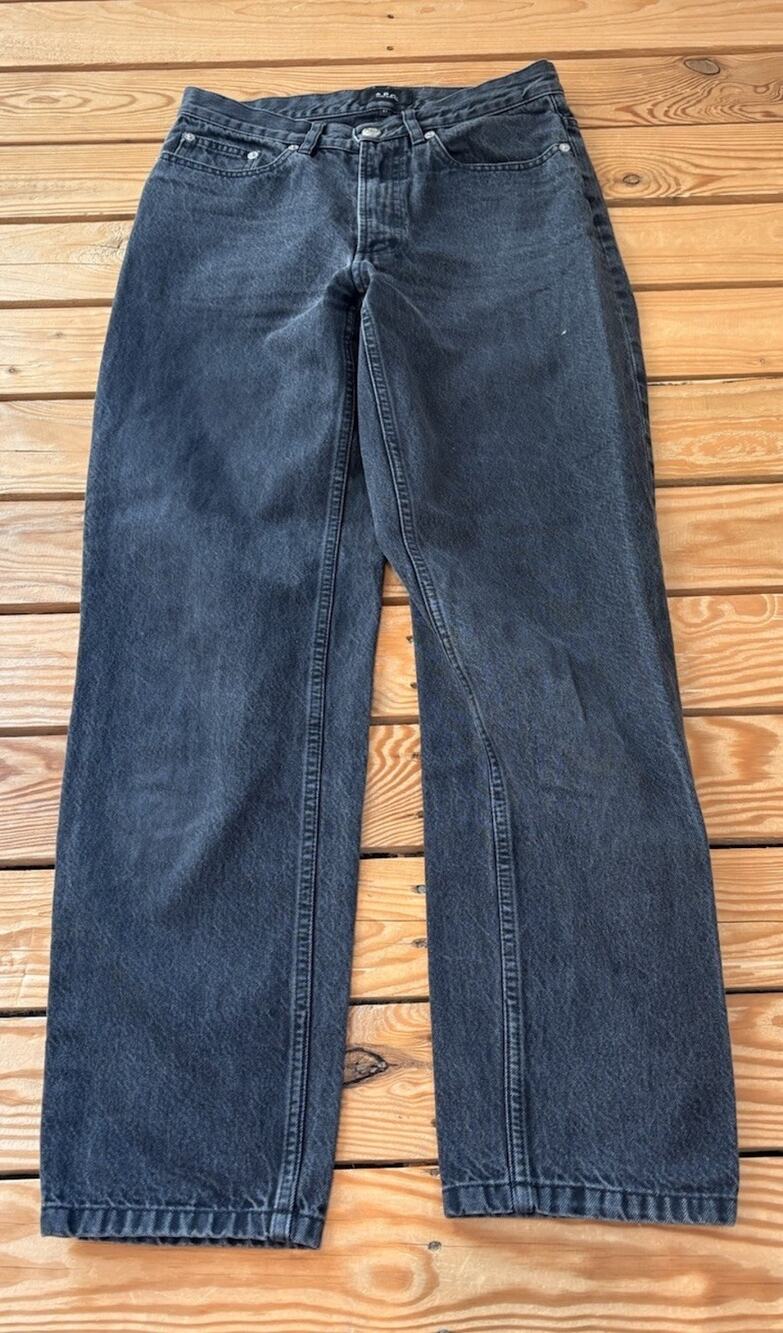 A.P.C. Women’s High waist jeans size 27 Black M4